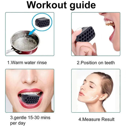 Silicone Jaw Line Exerciser | Jawline Chew Ball Fitness Facial Toner