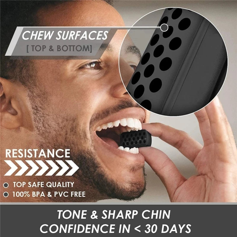 Silicone Jaw Line Exerciser | Jawline Chew Ball Fitness Facial Toner